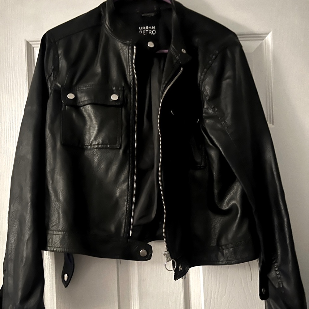 Pleather jacket